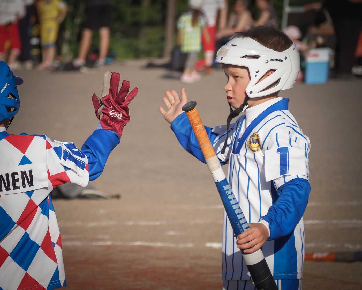 High five. Kuva: Oulun Lippo Juniorit
