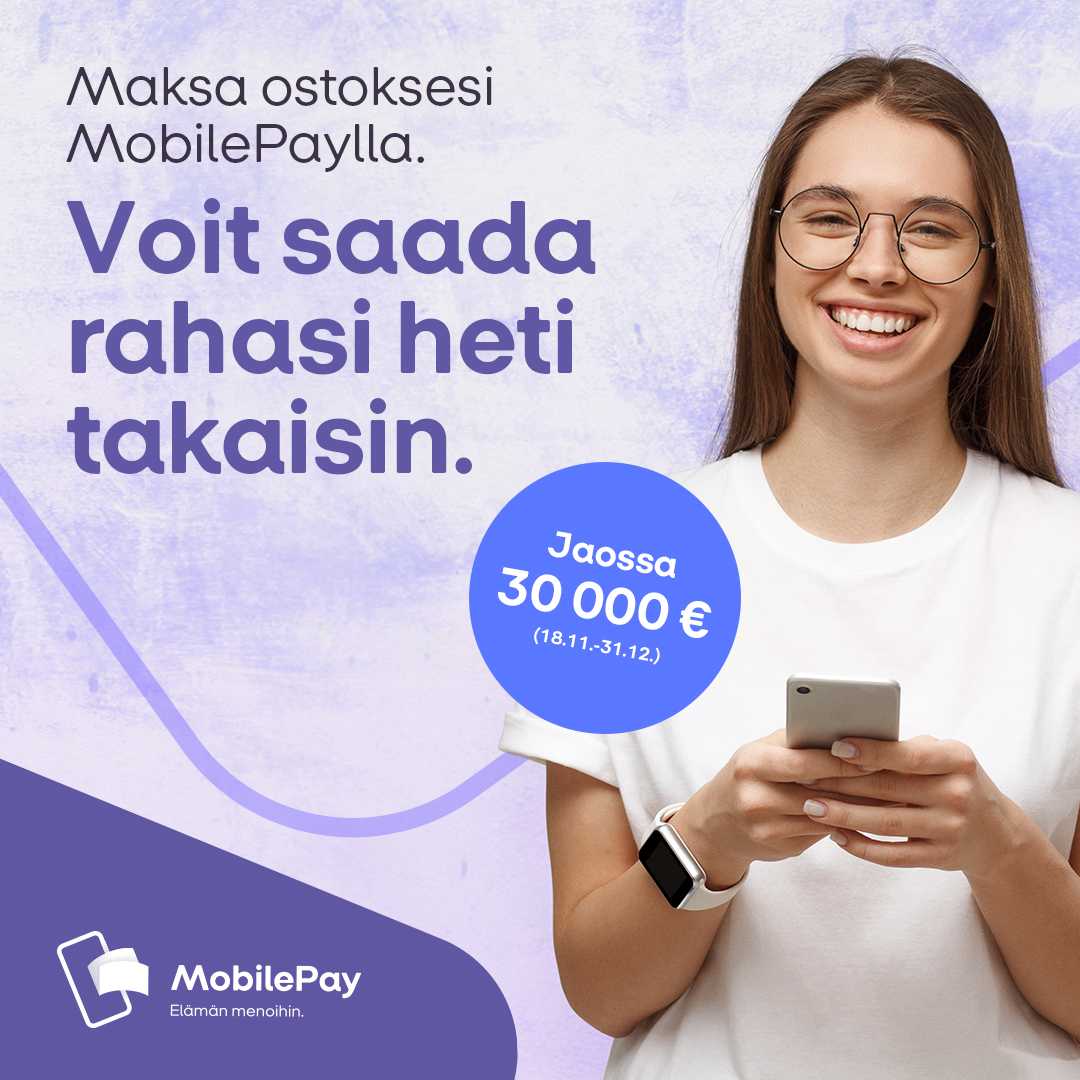 MobilePay Back -kampanjassa mukana ovat myös MyShopia käyttävien urheiluseurojen asiakkaat!